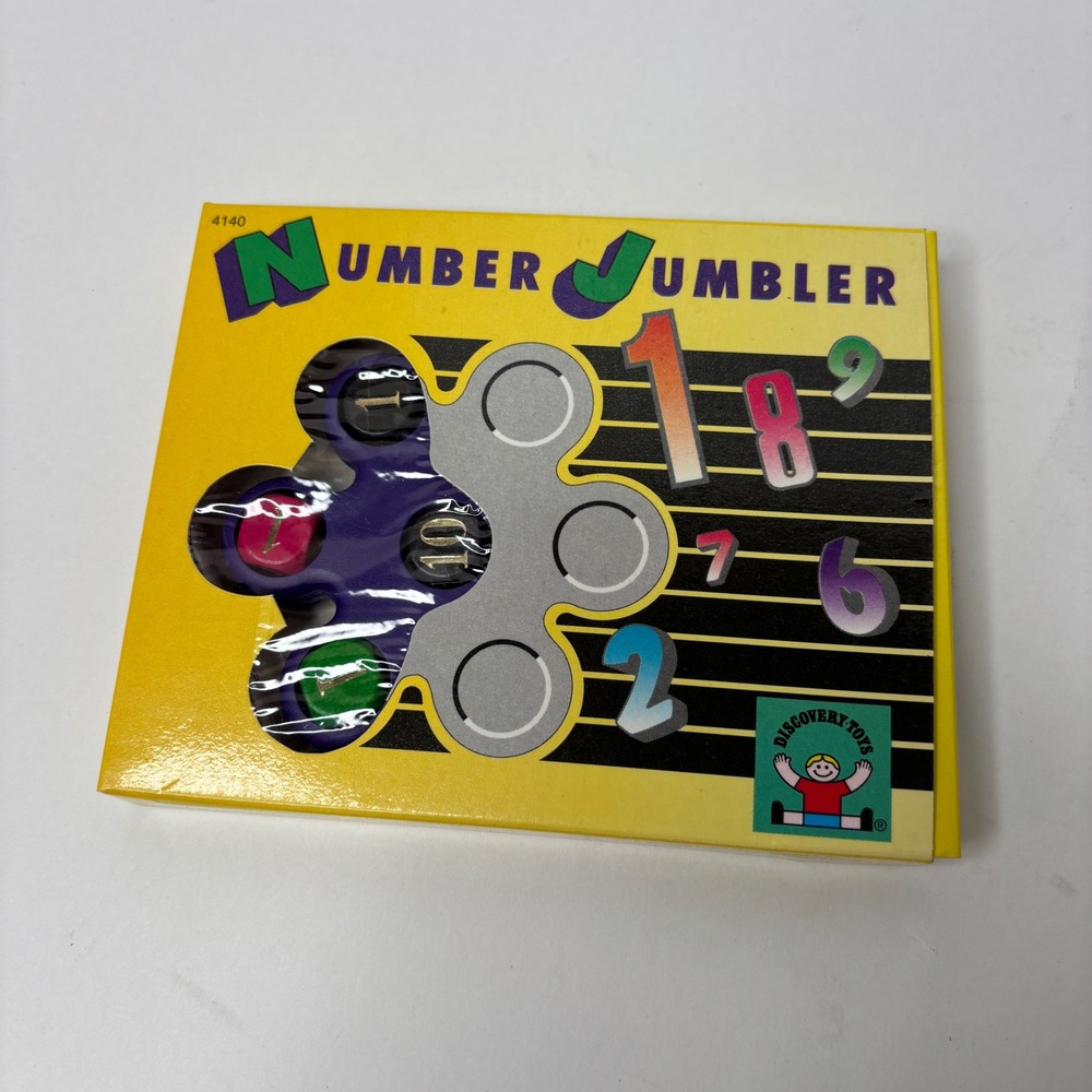 Discovery Toys Number Jumbler Math Game 4140 Educational STEM Toy Vintage 1993